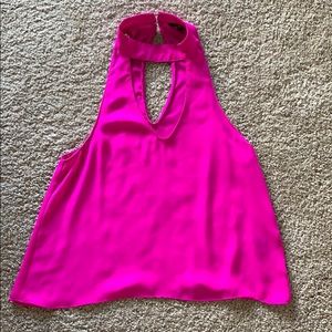 Hot pink top